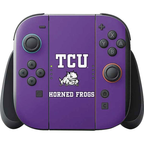 Texas Christian University Mascot Nintendo Switch 2 (2025) with Joy-Con Skin